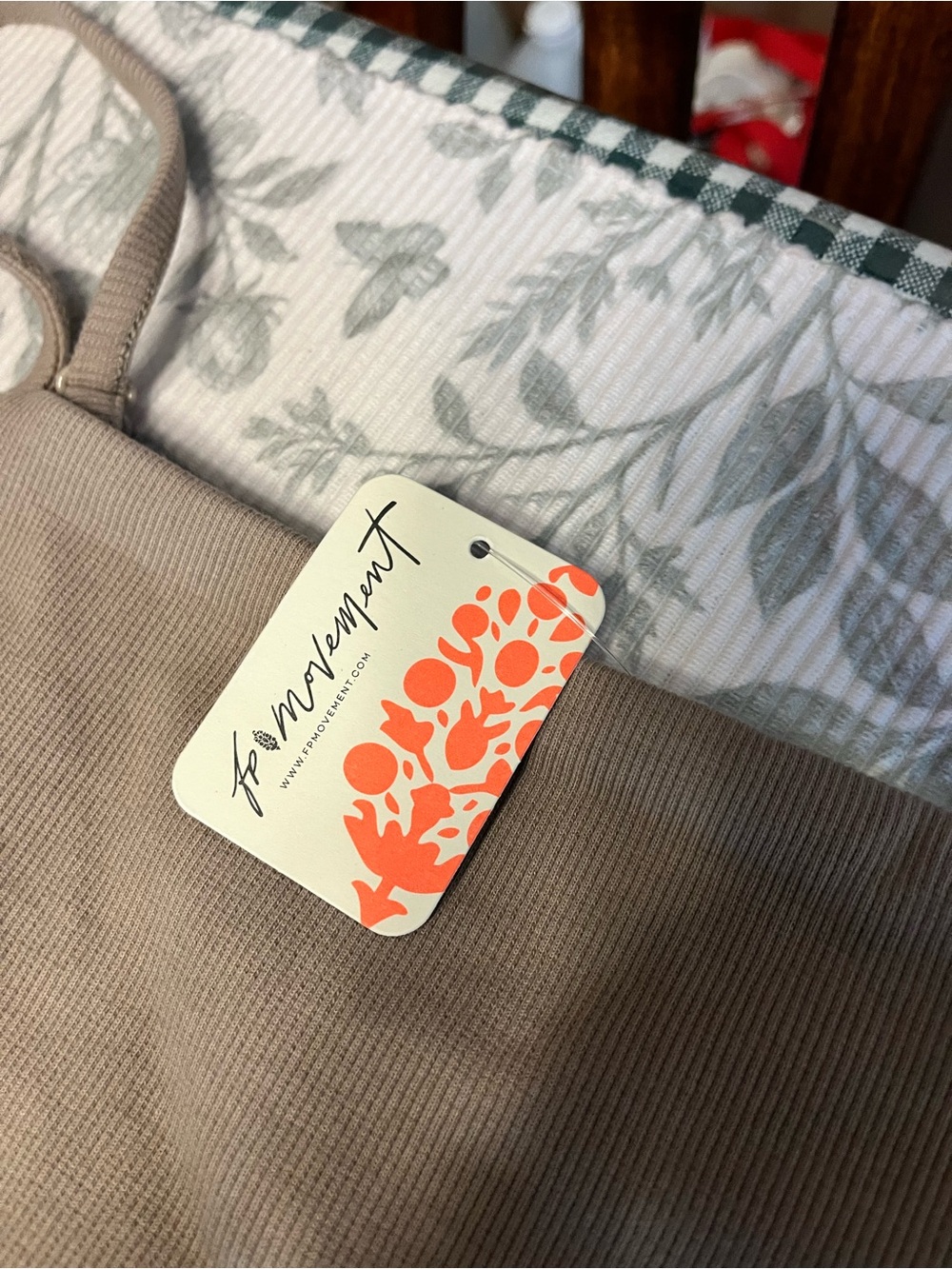 Free People Women’s Tank and Wide-Leg Pant set in Taupe - Picture 6 of 7